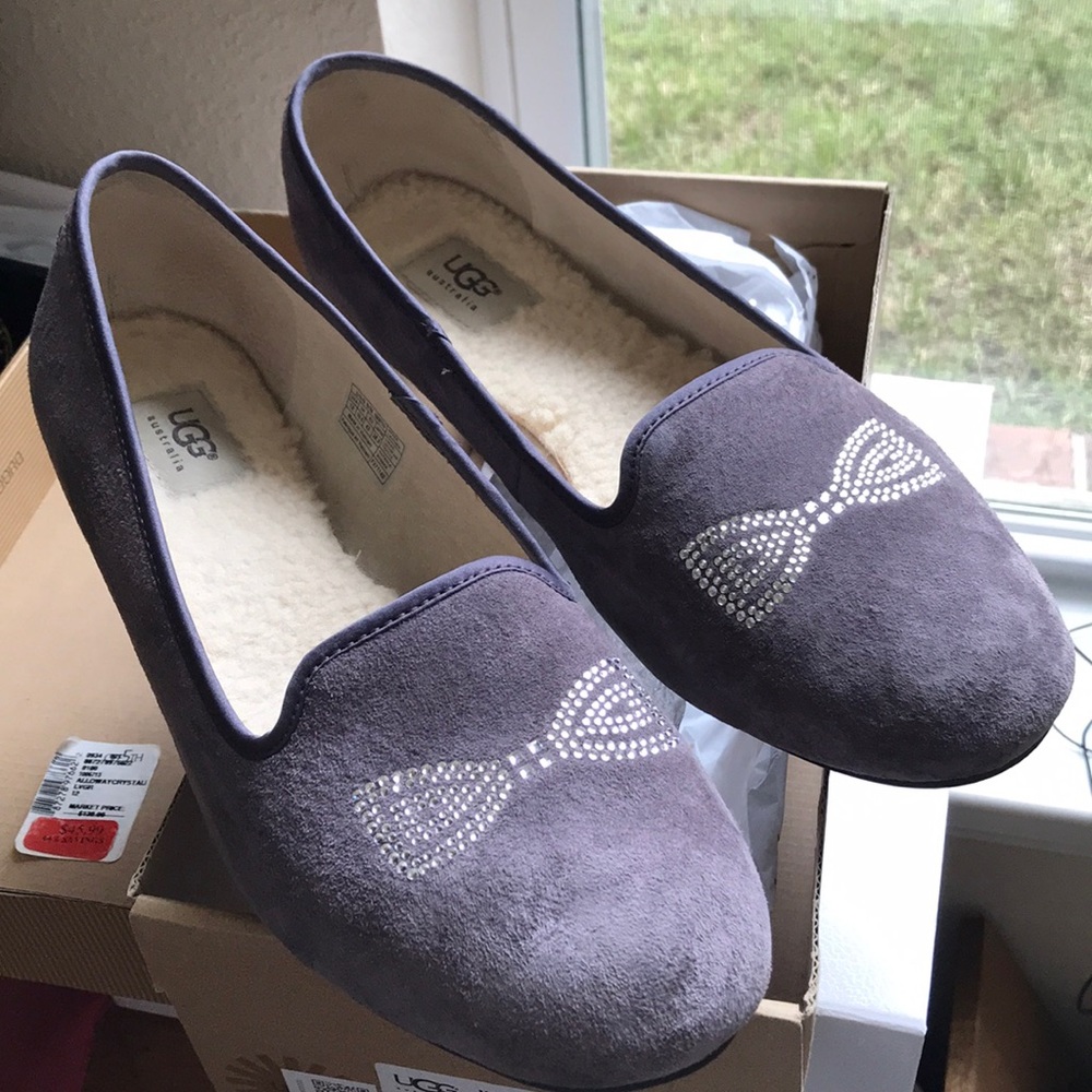 Ugg EU 43 US 12 crystal bow Alloway slipper